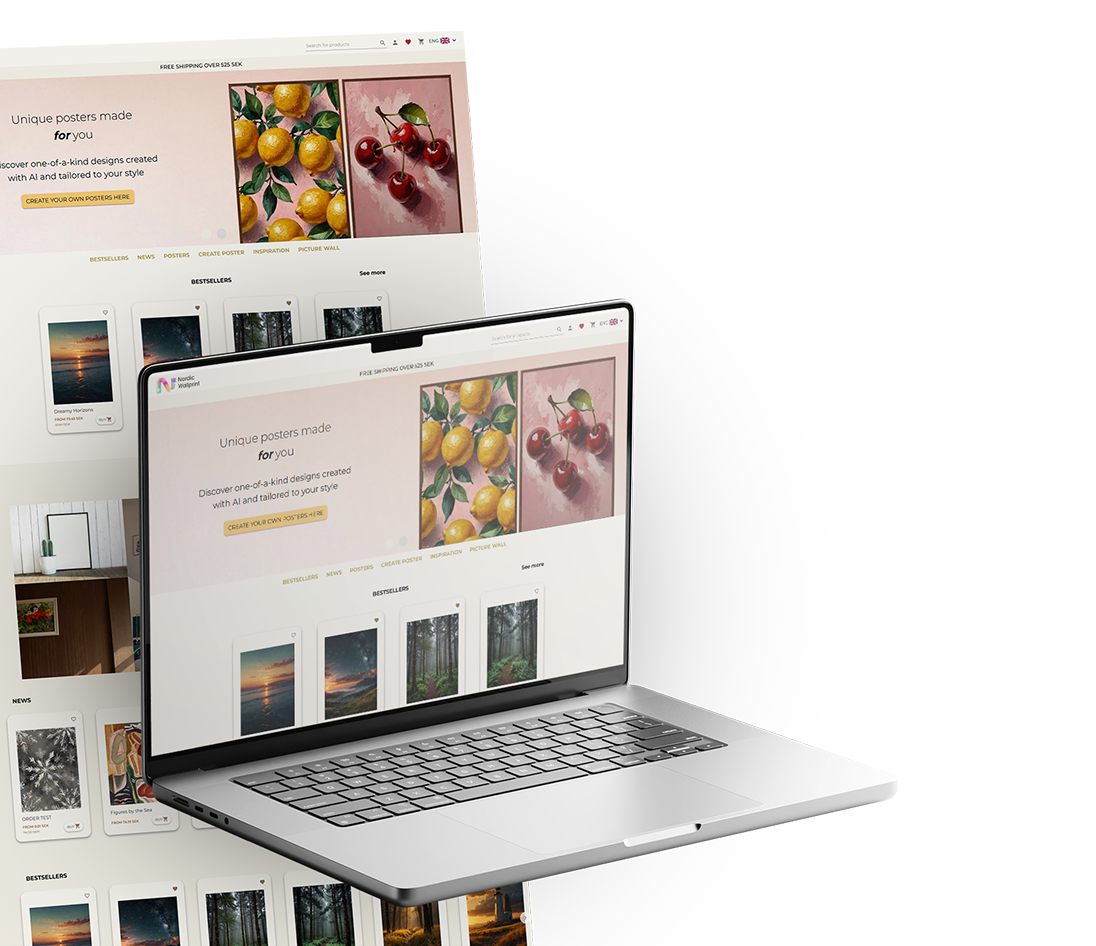 NordicWallPrints Platform